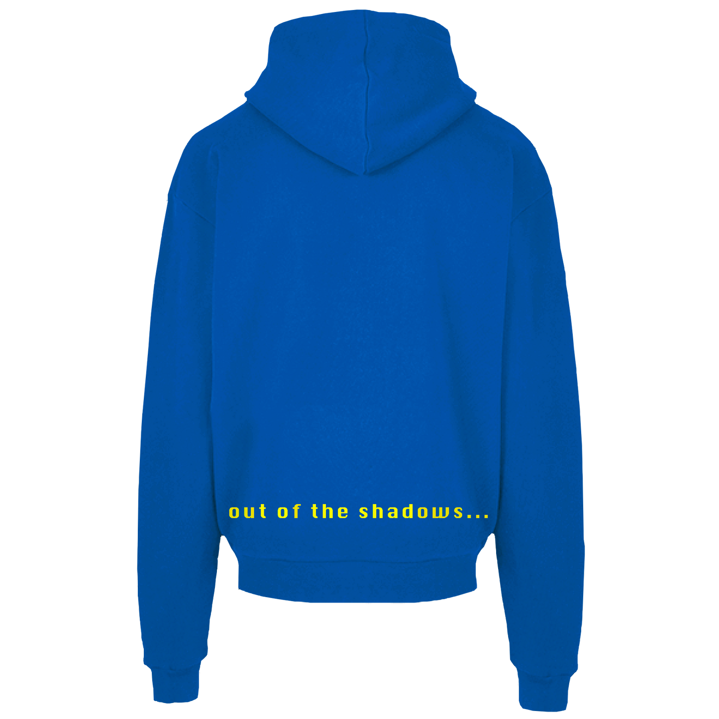 lens shadow_ blue heavy hoodie